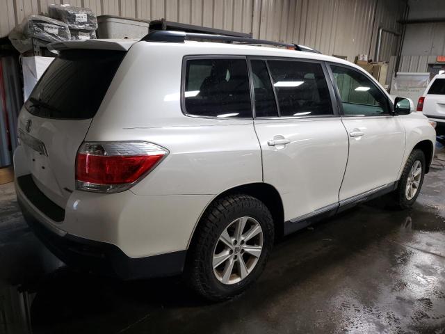 5TDBK3EH6CS108725 - 2012 TOYOTA HIGHLANDER BASE أبيض صورة 3