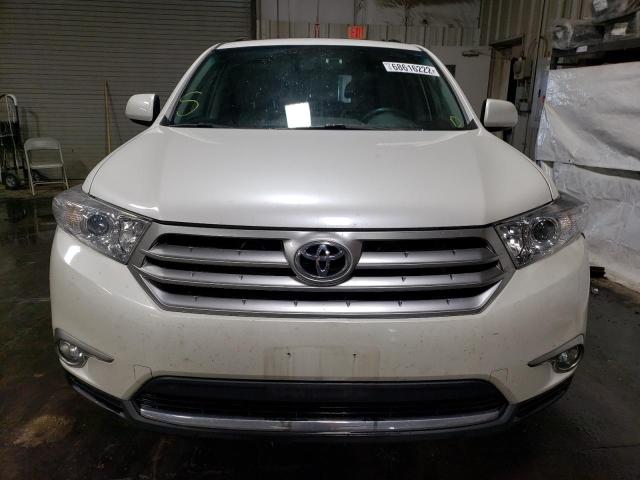 5TDBK3EH6CS108725 - 2012 TOYOTA HIGHLANDER BASE أبيض صورة 5