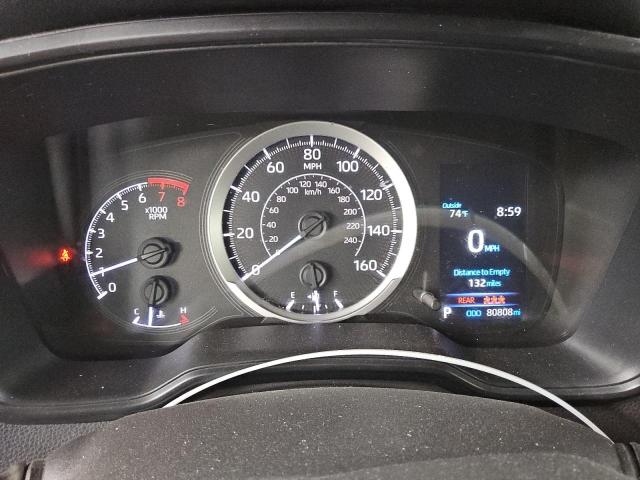 JTDEPMAE7MJ187188 - 2021 TOYOTA COROLLA LE ნაცრისფერი ფოტო 9