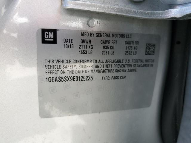 1G6AS5SX9E0129225 - 2014 CADILLAC CTS PERFORMANCE COLLECTION Gümüş foto 12