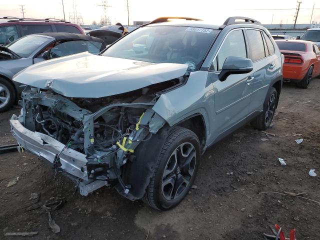 2T3J1RFV0KW026699 - 2019 TOYOTA RAV4 ADVENTURE GRAY photo 1