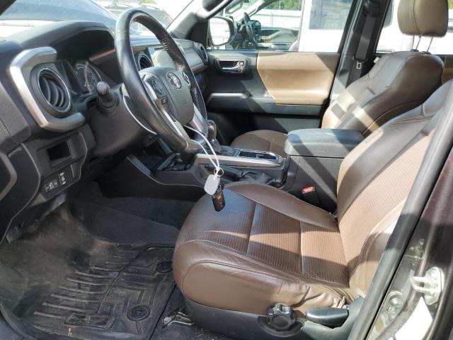 3TMGZ5AN4GM014339 - 2016 TOYOTA TACOMA DOUBLE CAB GRAY photo 7