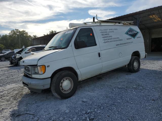 1FTRE14W22HA71170 - 2002 FORD ECONOLINE E150 VAN WHITE photo 1