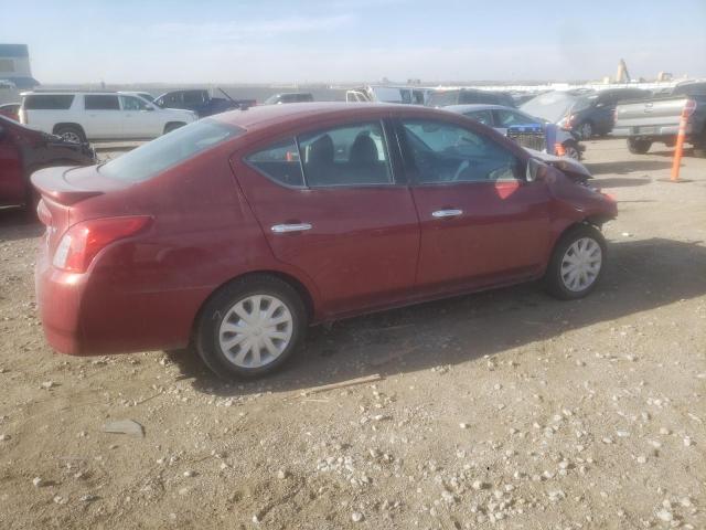 3N1CN7AP0KL877471 - 2019 NISSAN VERSA S RED photo 3