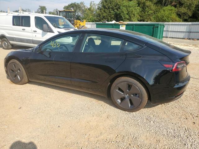 5YJ3E1EA8PF607443 - 2023 TESLA MODEL 3 BLACK photo 2