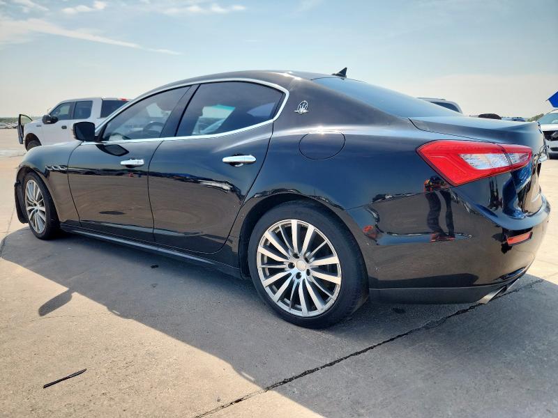 ZAM57RSA6G1189216 - 2016 MASERATI GHIBLI S أسود صورة 2