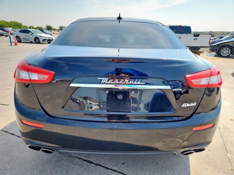 ZAM57RSA6G1189216 - 2016 MASERATI GHIBLI S أسود صورة 6