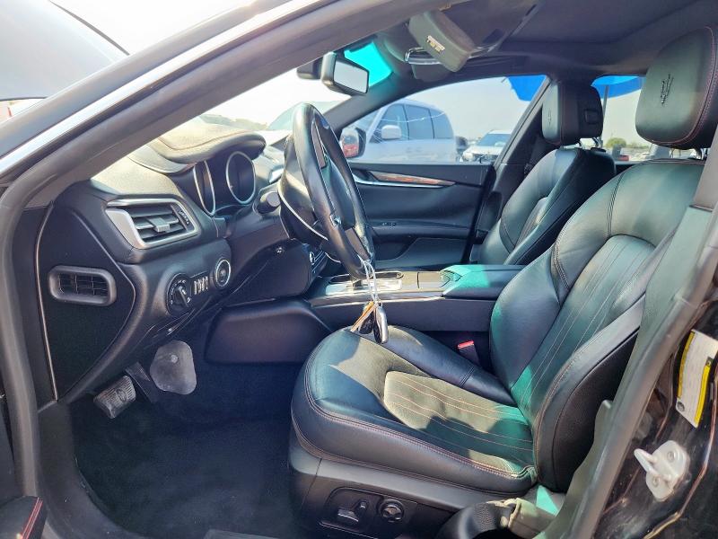 ZAM57RSA6G1189216 - 2016 MASERATI GHIBLI S أسود صورة 7