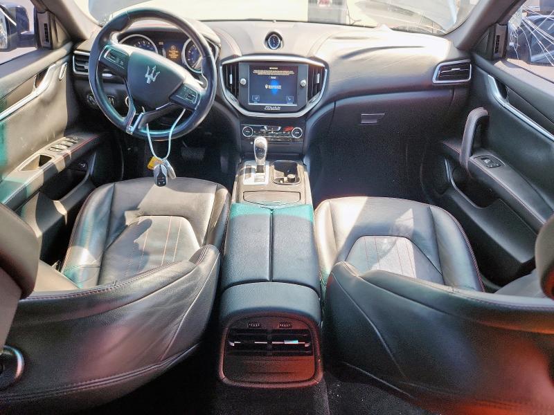 ZAM57RSA6G1189216 - 2016 MASERATI GHIBLI S أسود صورة 8