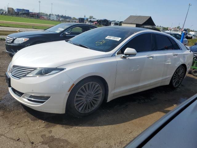 3LN6L2JK9ER816768 - 2014 LINCOLN MKZ WHITE photo 1