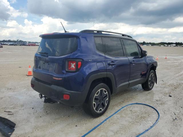 ZACCJBCTXGPE10997 - 2016 JEEP RENEGADE TRAILHAWK BLUE photo 3