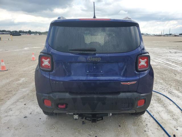 ZACCJBCTXGPE10997 - 2016 JEEP RENEGADE TRAILHAWK BLUE photo 6