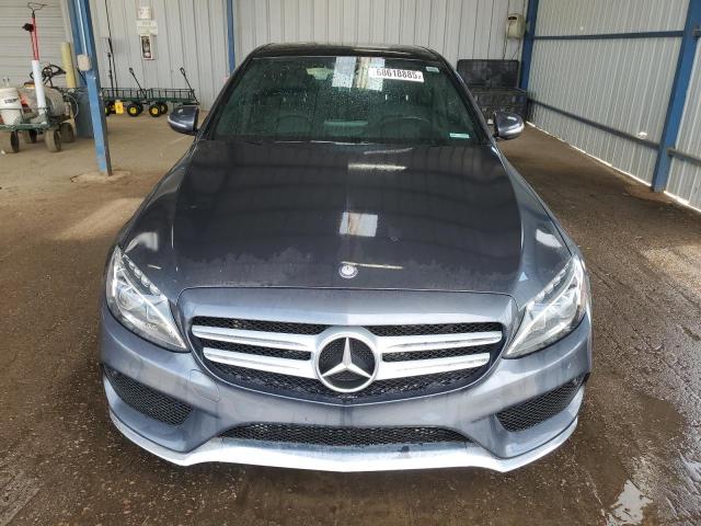 55SWF4KB9FU008427 - 2015 MERCEDES-BENZ C 300 4MATIC CHARCOAL photo 5