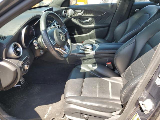 55SWF4KB9FU008427 - 2015 MERCEDES-BENZ C 300 4MATIC CHARCOAL photo 7