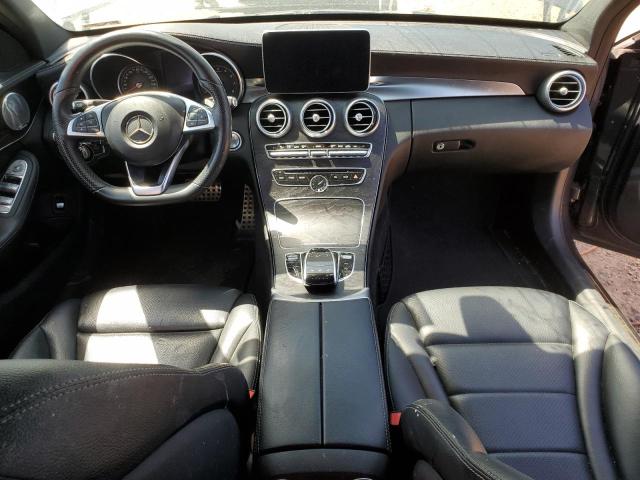 55SWF4KB9FU008427 - 2015 MERCEDES-BENZ C 300 4MATIC CHARCOAL photo 8
