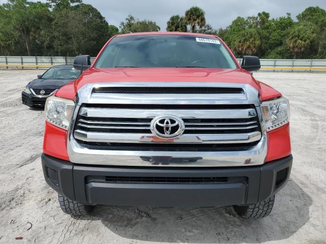 5TFRM5F13GX099391 - 2016 TOYOTA TUNDRA DOUBLE CAB SR/SR5 RED photo 5