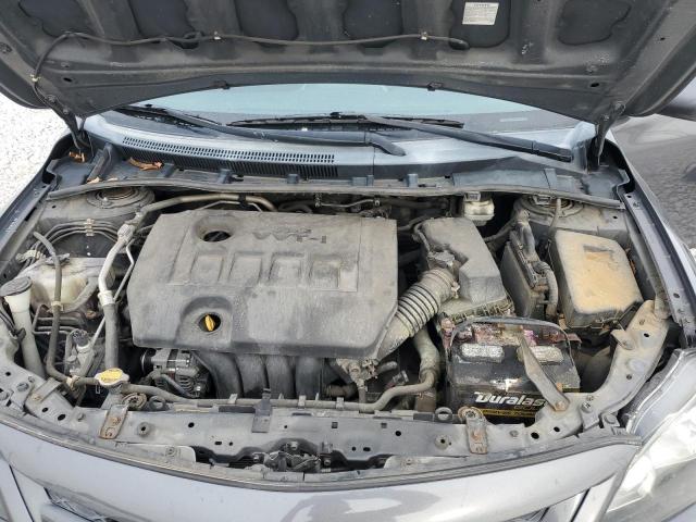 2T1BU4EE4BC666604 - 2011 TOYOTA COROLLA BASE GRAY photo 11