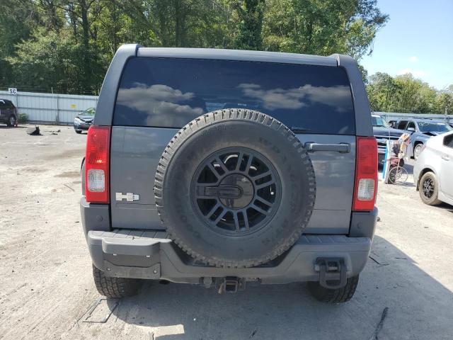 5GTEN13E988203592 - 2008 HUMMER H3 GRAY photo 6