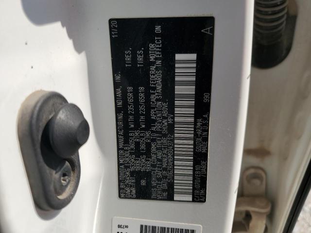 5TDGZRAH6MS043712 - 2021 TOYOTA HIGHLANDER XLE Սպիտակ լուսանկար 13