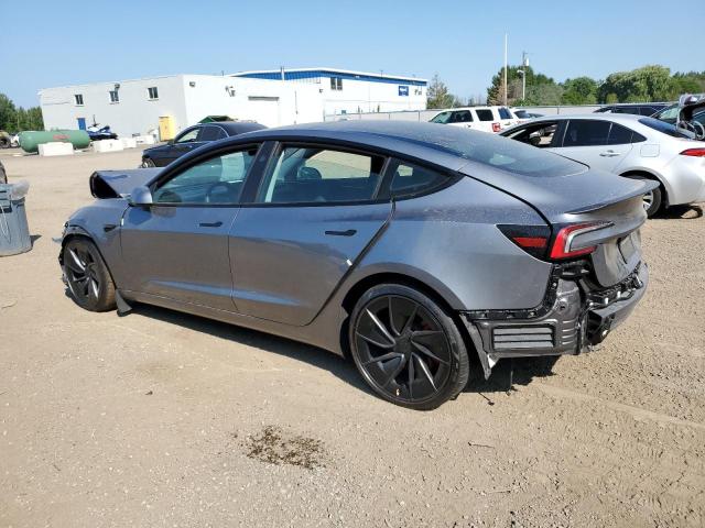 5YJ3E1ET7RF890082 - 2024 TESLA MODEL 3 银色 照片 2