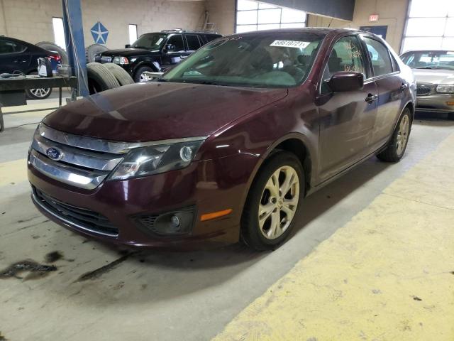 3FAHP0HA1CR392427 - 2012 FORD FUSION SE BURGUNDY photo 2