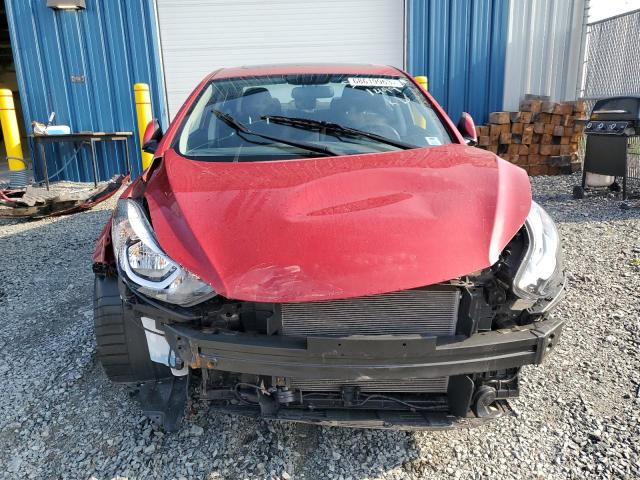 KMHDH4AE3GU591449 - 2016 HYUNDAI ELANTRA SE RED photo 5