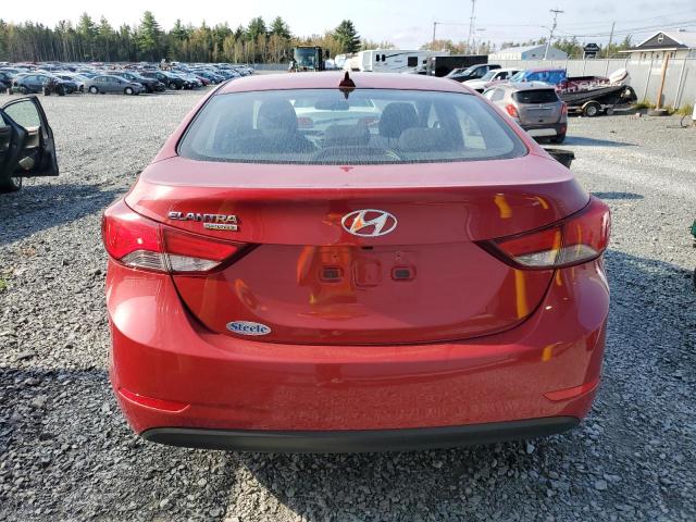 KMHDH4AE3GU591449 - 2016 HYUNDAI ELANTRA SE RED photo 6