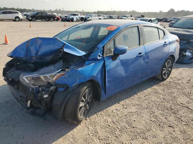 3N1CN8EV7ML888081 - 2021 NISSAN VERSA SV BLUE photo 1