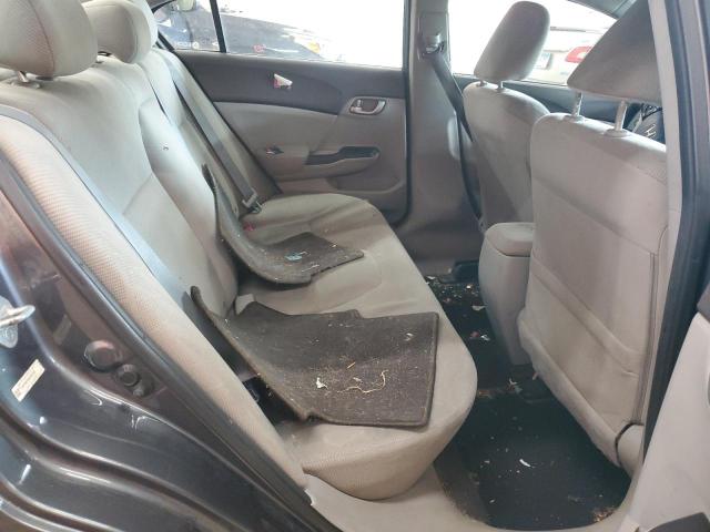 19XFB2F54CE031332 - 2012 HONDA CIVIC LX CHARCOAL photo 10