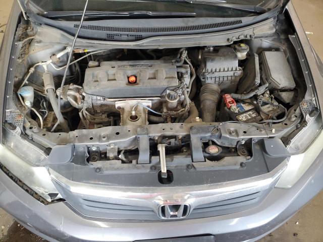 19XFB2F54CE031332 - 2012 HONDA CIVIC LX CHARCOAL photo 11