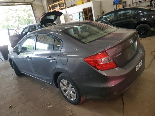 19XFB2F54CE031332 - 2012 HONDA CIVIC LX CHARCOAL photo 2