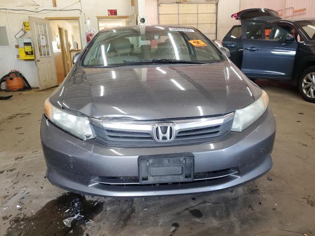 19XFB2F54CE031332 - 2012 HONDA CIVIC LX CHARCOAL photo 5