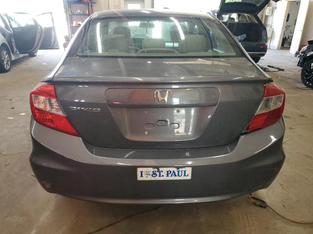 19XFB2F54CE031332 - 2012 HONDA CIVIC LX CHARCOAL photo 6