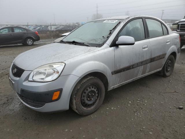 KNADE223596573506 - 2009 KIA RIO BASE SILVER photo 1