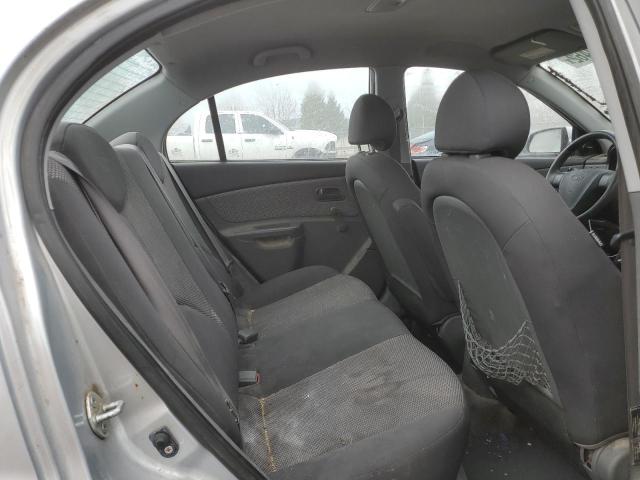 KNADE223596573506 - 2009 KIA RIO BASE SILVER photo 10