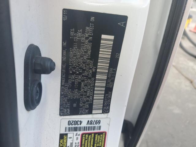 5TDKK3DC4CS193246 - 2012 TOYOTA SIENNA LE 白色 照片 13