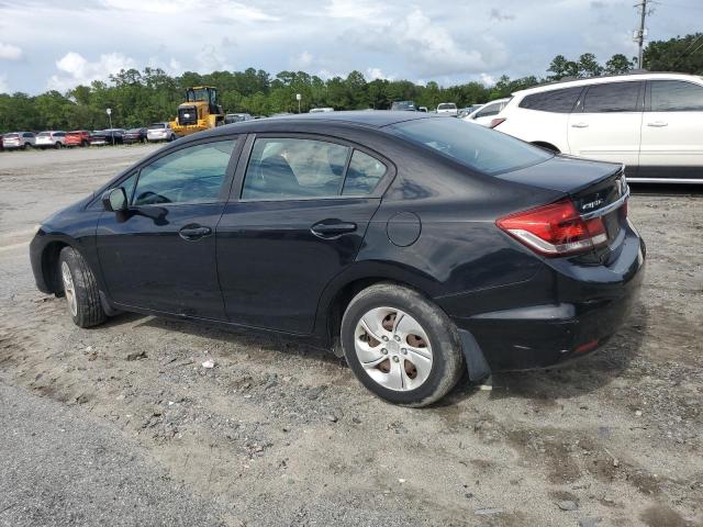 19XFB2F51FE005257 - 2015 HONDA CIVIC LX BLACK photo 2