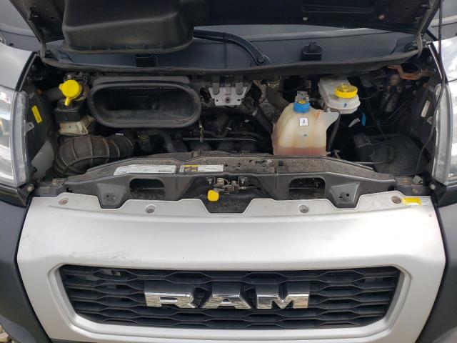 3C6URVJG2KE530116 - 2019 RAM PROMASTER 3500 HIGH ნაცრისფერი ფოტო 12