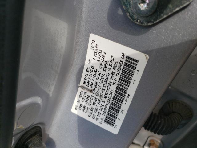 1HGCR2F81EA052641 - 2014 HONDA ACCORD EXL SILVER photo 12