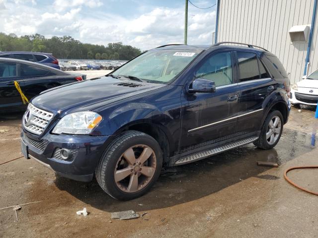 4JGBB8GB4BA658745 - 2011 MERCEDES-BENZ ML 350 4MATIC BLUE photo 1