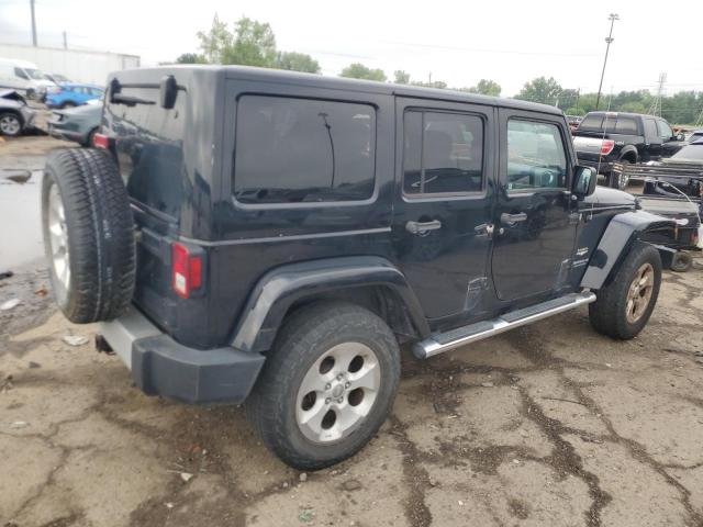 1C4HJWEG2EL253612 - 2014 JEEP WRANGLER UNLIMITED SAHARA BLACK photo 3