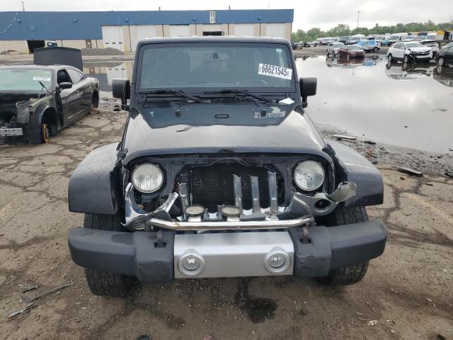 1C4HJWEG2EL253612 - 2014 JEEP WRANGLER UNLIMITED SAHARA BLACK photo 5