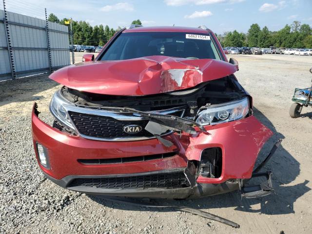 5XYKT4A60FG562851 - 2015 KIA SORENTO LX RED photo 5