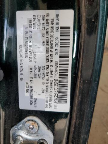 JM1NC25F870136246 - 2007 MAZDA MX-5 MIATA GREEN photo 13