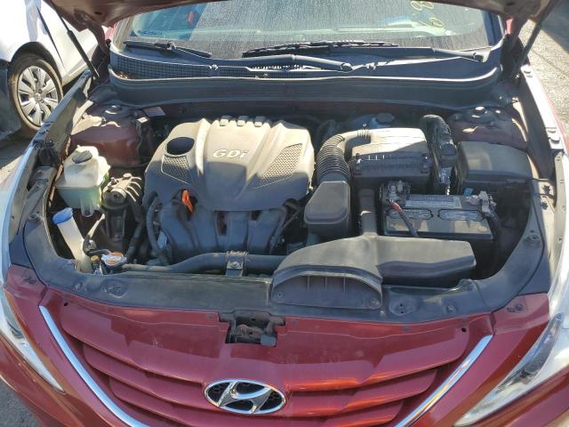 5NPEB4AC7CH446198 - 2012 HYUNDAI SONATA GLS RED photo 11