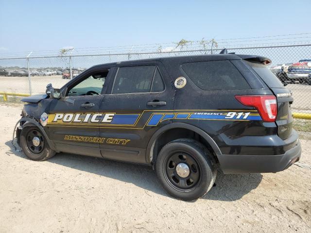 1FM5K8AR9HGE02030 - 2017 FORD EXPLORER POLICE INTERCEPTOR BLACK photo 2