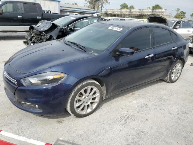 1C3CDFCB1ED903604 - 2014 DODGE DART LIMITED BLUE photo 1