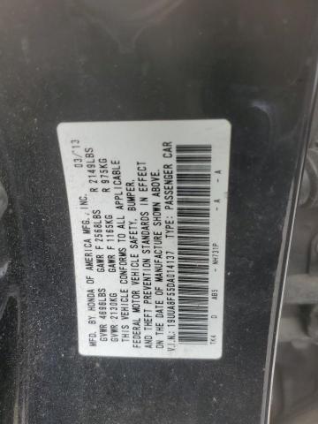 19UUA8F55DA014137 - 2013 ACURA TL TECH BLACK photo 12