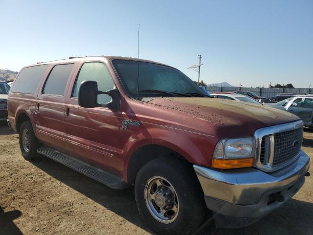 1FMNU40S6YEB17451 - 2000 FORD EXCURSION XLT MAROON photo 4