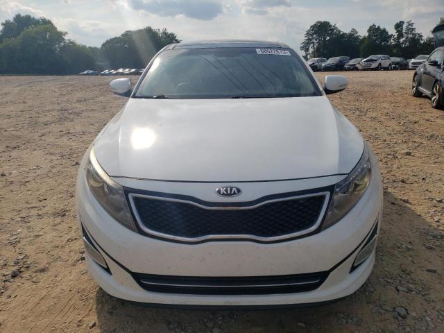 5XXGR4A61EG264655 - 2014 KIA OPTIMA SX WHITE photo 5